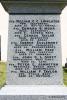 Sandwick Parish War Memorial, St Peter's Church WW1 Names Side Face 1