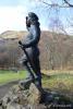 "Salute" by Malcolm Robertson - Memorial to the Women's Timber Corps, Aberfoyle.