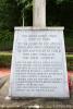 Inscription on plinth (9 o'clock face) - WW2 names