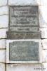 Inveraray WW1 and WW2 War Memorial - dedication plaque and WW2 names (6 o'clock face)