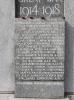 Huntly War Memorial - Tablet IV (WW2 names list)