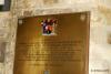 Plaque commemorating Admiral of the Fleet Sir R J B Keyes GCB CMG DSO DSM & Lt Col G T Keyes VC MC