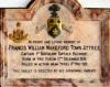 Plaque commemorating Captain F. W. W. T. Attree in Ditching