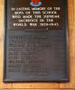 Priestman Middle School WW2 Memorial Plaques