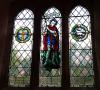 Window commemorating Major W. G. Usher in  St George's Church, Fovant