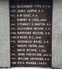 Inverbervie War Memorial - WW1 names (2a)