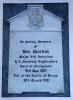 Major Ian Mackay memorial plaque in Inverness Old High Church