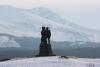 Spean Bridge Commando Memorial - Ben Nevis in background