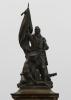 Buckie War Memorial - on a very wet day