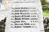 Upper District of Sorbie Parish WW1 and WW2 War Memorial - WW1 names (2)