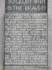 Huntly War Memorial - Tablet V  (WW2 names list)