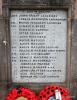 Portree Parish and South Snizort War Memorial - WW1 names