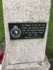 RCAF and RAF Squadrons at RAF Croft - RHS plaque