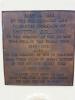 Shotton Colliery Cenotaph Original Plaque