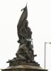 Buckie War Memorial - on a very wet day