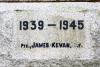 Upper District of Sorbie Parish WW1 and WW2 War Memorial = WW2 name