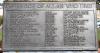 Bridge of Allan War Memorial - WW1 Names (2)