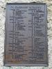 Fishponds Park WW1 Memorial - Names (2)