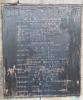 Crieff War Memorial - WW2 - two plaques both weathered like this one