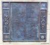 Caernarfon Town War Memorial - WW1 Names (2) 2019