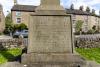 Detail of memorial cross with WW2 names
