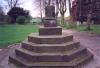 The base, following vandalism