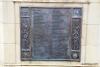 Caernarfon Town War Memorial - WW1 Names (3) 2019