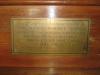 Cross In Hand WW1 Roll Of Honour- brass plaque mounted below Roll of Honour