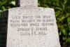 Inscription on east side
