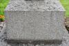 Remnants of inscription on east side