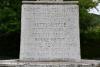 Inscription on west side