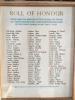St Bartholomew's Church Roll Of Honour WW1