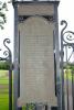 Corwen War Memorial Gates - WW1 Names (1a)