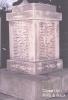 Inscription and Names (Right hand side)