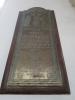 Midshipman A V G Allsopp plaque
