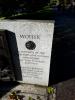 Wojtek Memorial Inscription