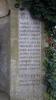 Names on memorial