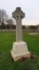 Toft Monks - rear view, WW2 inscription and names