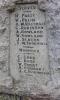 World War One names