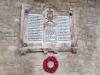 Much Marcle and Yatton WW1 tablet