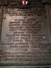 Memorial Plaque, inside church