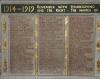 Men Of Grantham - WW1 - names A - Ha