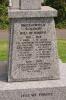 Close-up of inscription and names