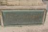 Plaque giving names of the fallen from WW1