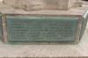 Plaque giving names of the fallen from WW1