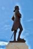 Northwest side of Nelson statue