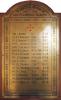 WW1 plaque
