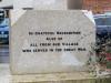 Great Somerford - WW1 and WW2 Cross - inscription