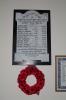 Blessed Virgin Mary Church - WW1 clock and tablet