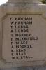 Henstridge Obelisk (WW1 surnames H-R)